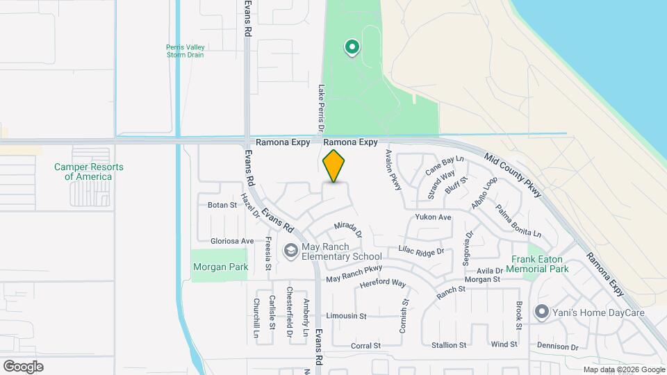 1037 Milestone Ave Map and Location Details