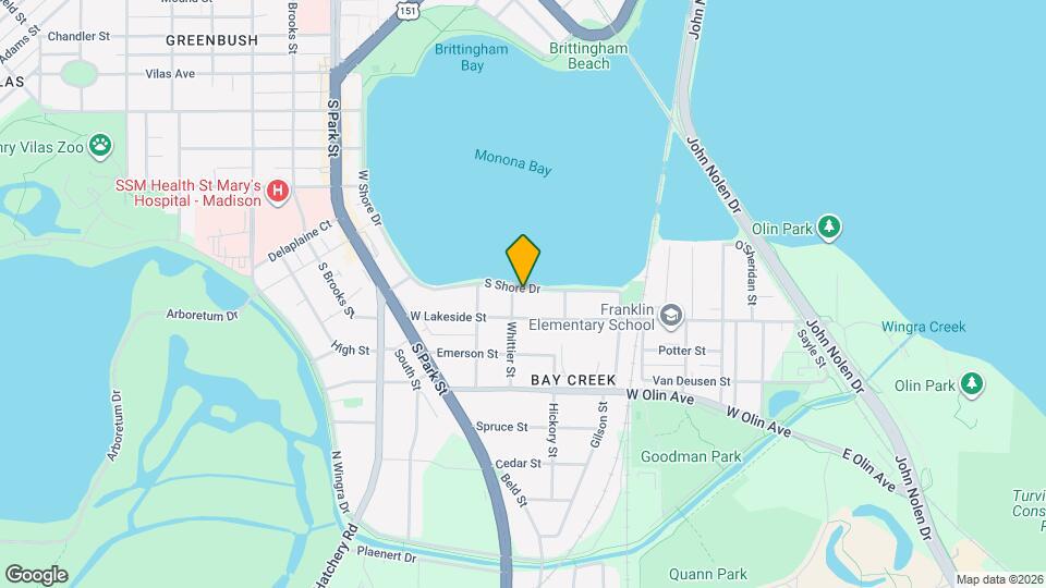 637 S Shore Dr Map and Location Details