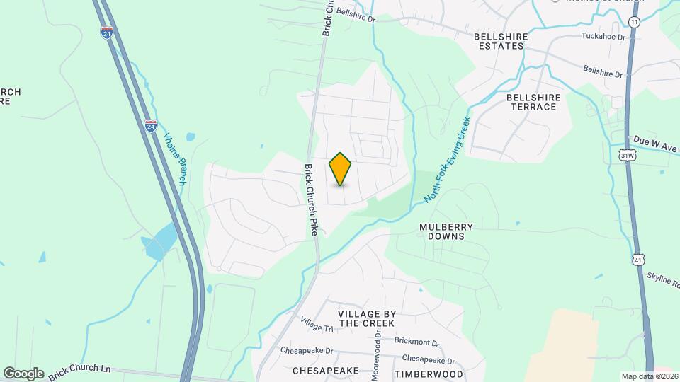 3613 Willow Creek Ct Map and Location Details