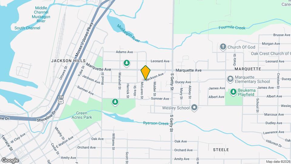 643 Jackson Ave Mapa y Detalles de la Ubicación