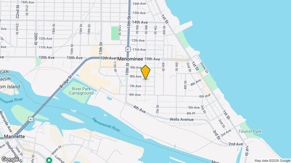 709 8th St Map and Location Details