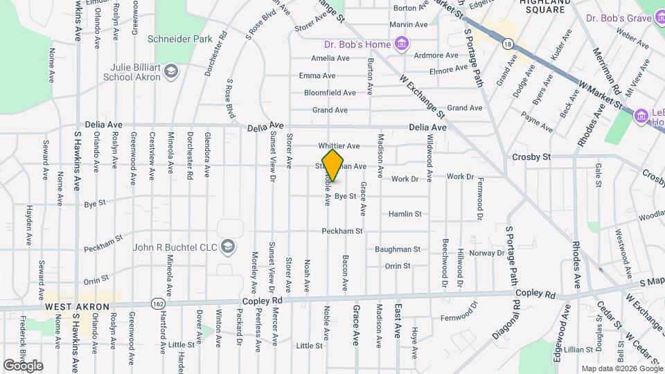 295 Noble Ave Map and Location Details