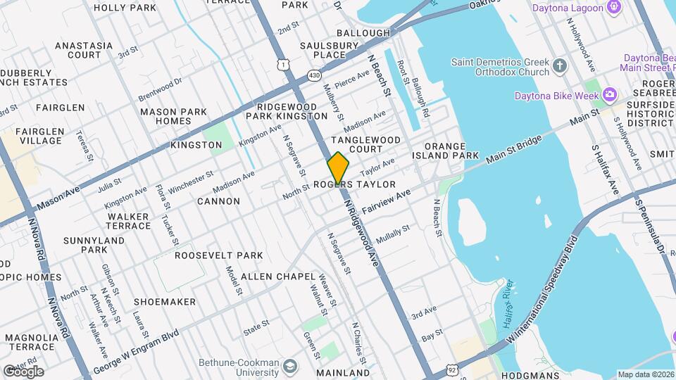 305 Taylor Ave Map and Location Details