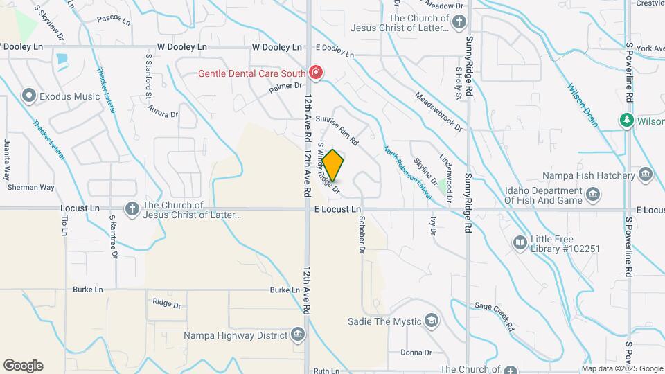 3725 S Windy Ridge Dr Map and Location Details