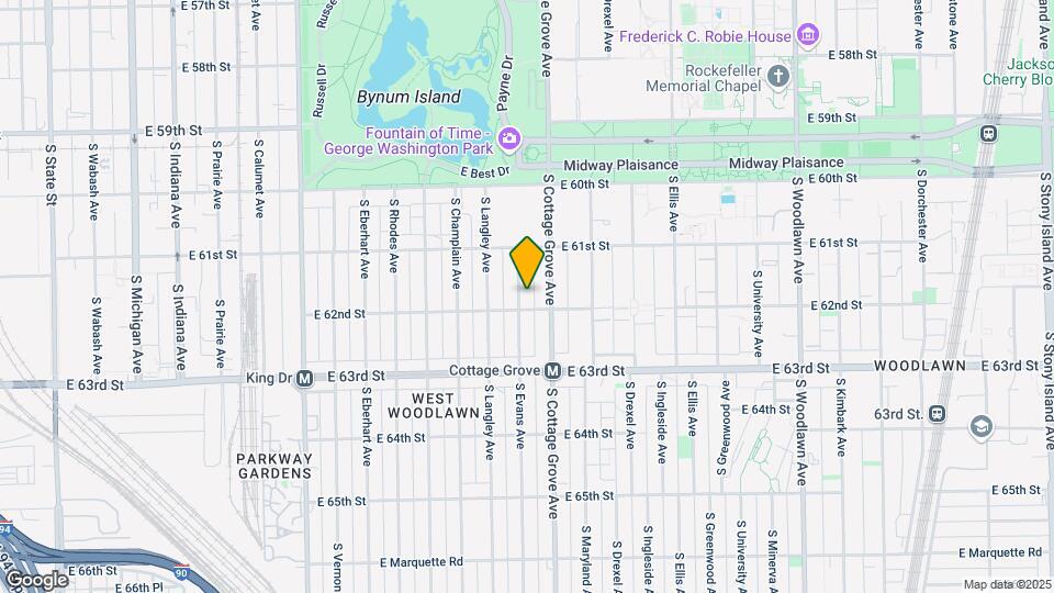 6149 S Evans Ave Mapa y Detalles de la Ubicación