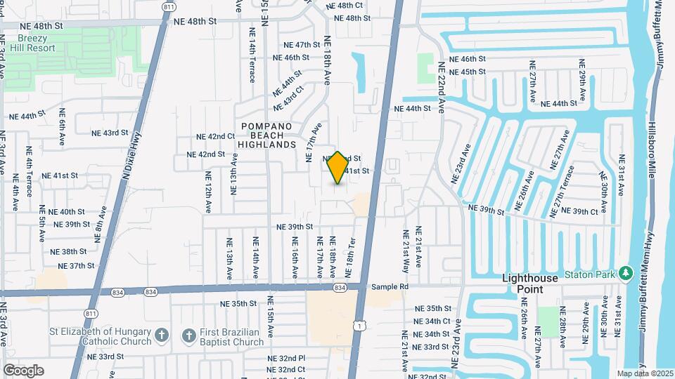 4010 NE 18th Ave Mapa y Detalles de la Ubicación