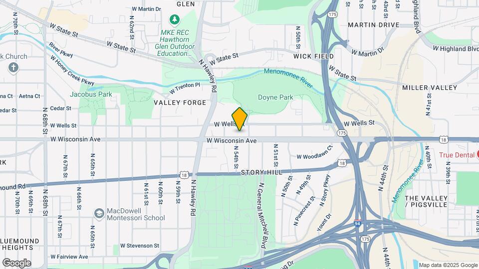 5322 W Wisconsin Ave, Unit Apt #2 Map and Location Details