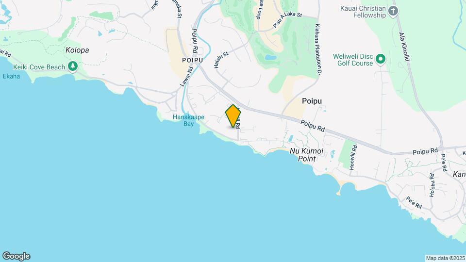 Poipu Kapili Map and Location Details