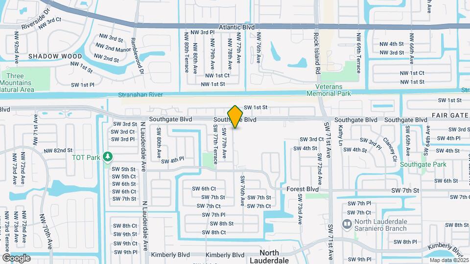 308 SW 76th Terrace Map and Location Details