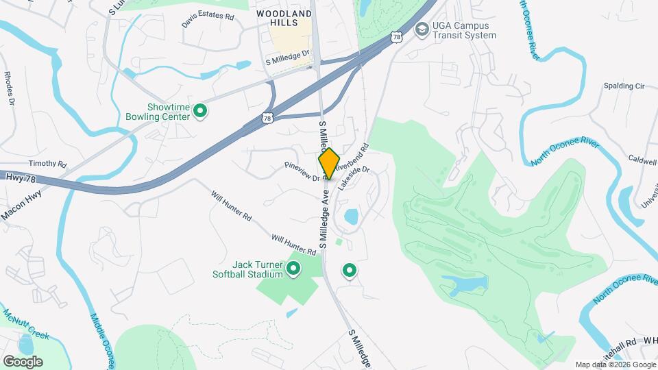 2229 S Milledge Ave Map and Location Details