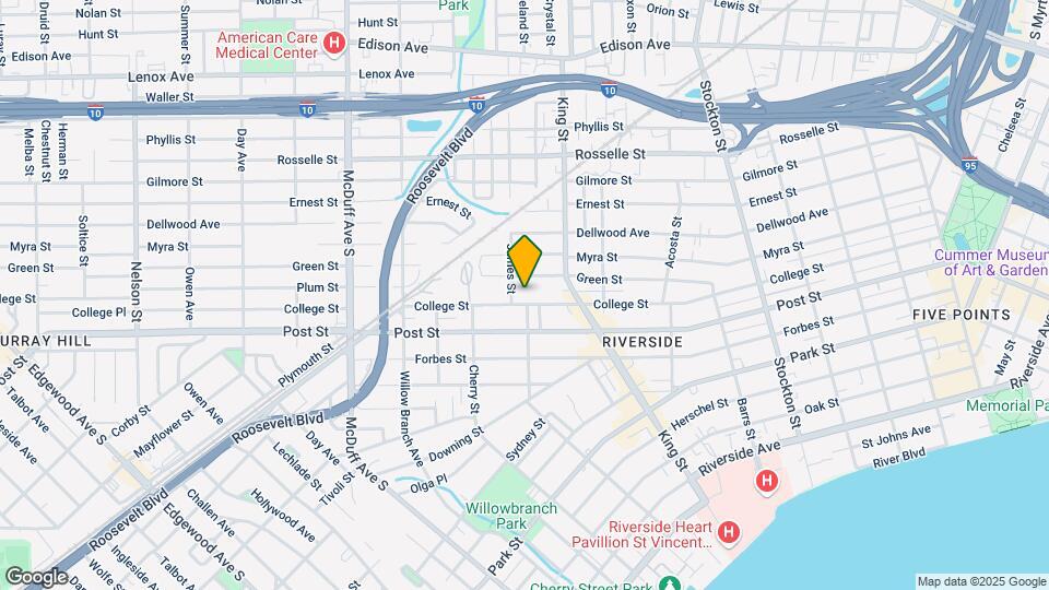 2805 College St Map and Location Details