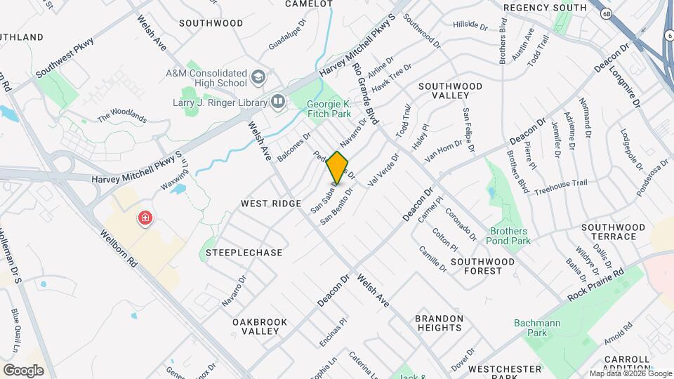 812 San Saba Dr Map and Location Details