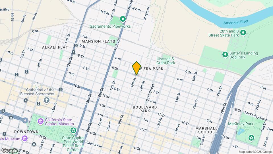 1900 E St Map and Location Details