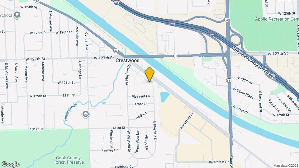 12814 E Playfield Dr Map and Location Details