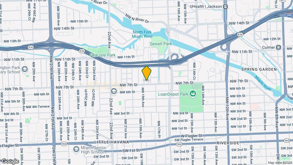 1875 NW 7th St Mapa y Detalles de la Ubicación