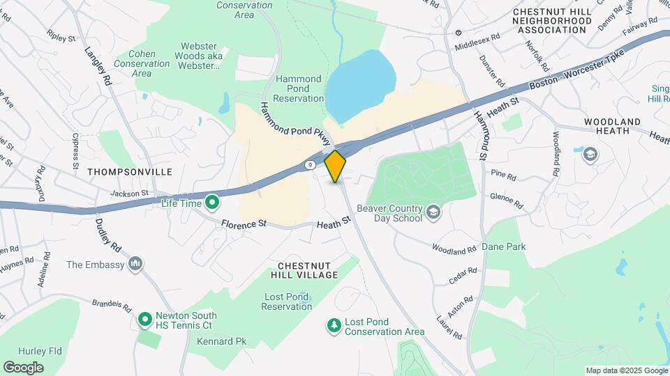 10 Hammond Pond Pky, Unit 304 Map and Location Details