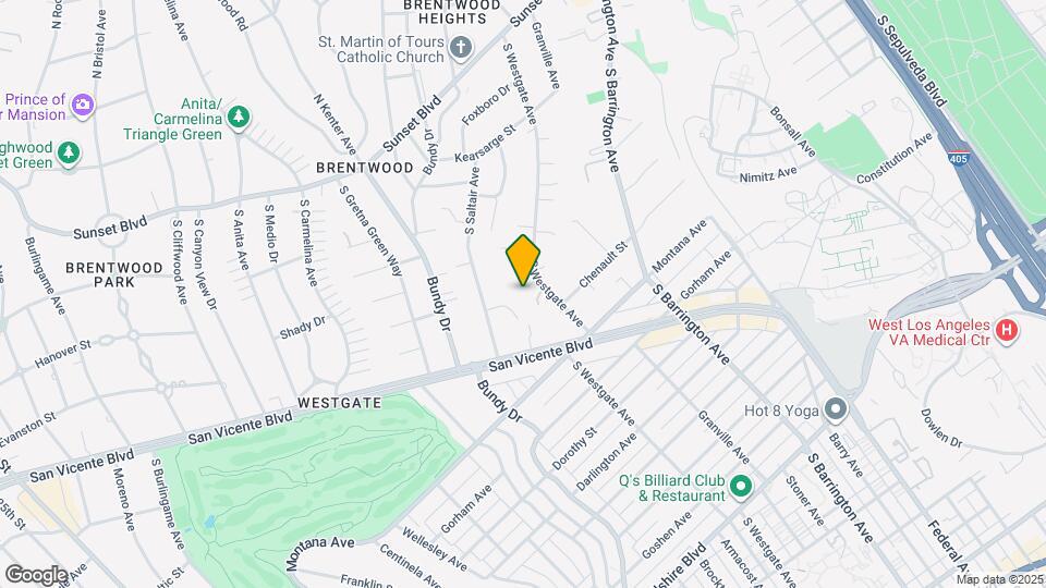 515 S Westgate Ave Map and Location Details