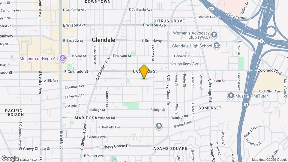 918 E Elk Ave Mapa y Detalles de la Ubicación