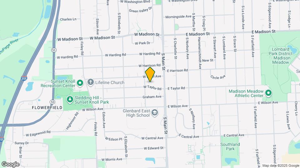 42 W Taylor Rd Map and Location Details