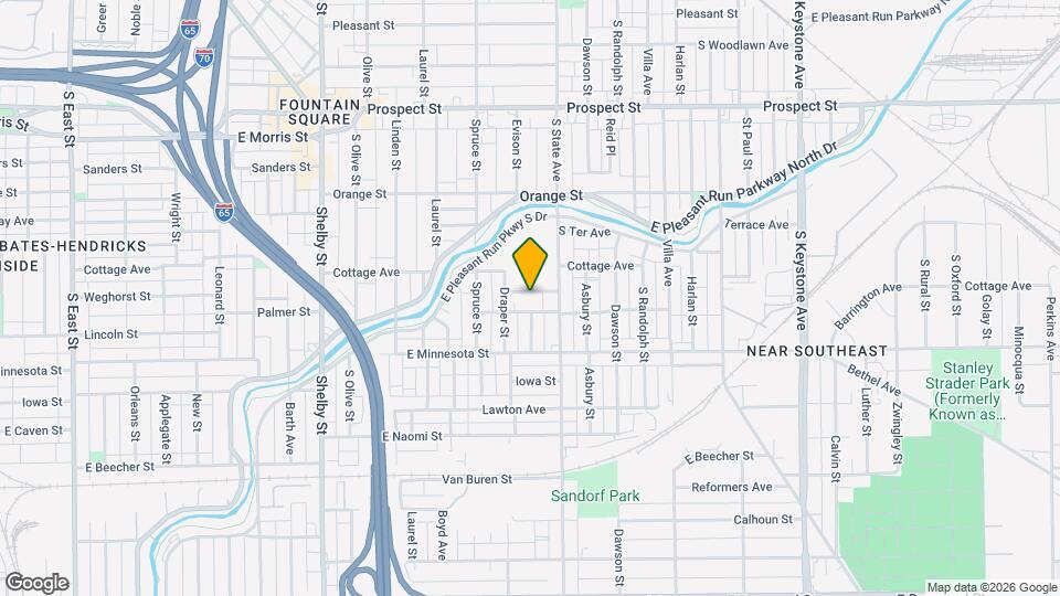 1617 Cottage Ave Mapa y Detalles de la Ubicación