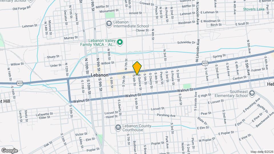 531 Walton St Map and Location Details