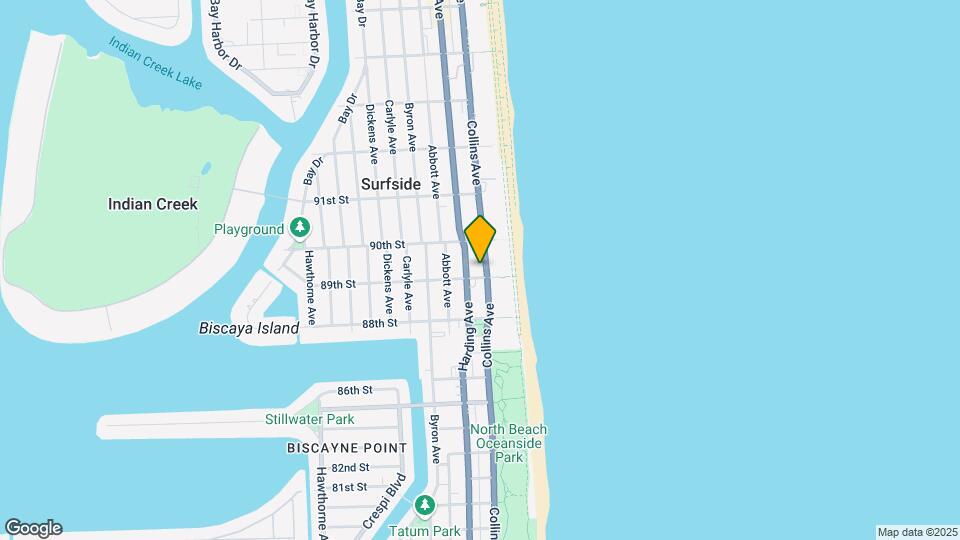 8910 Collins Ave Mapa y Detalles de la Ubicación