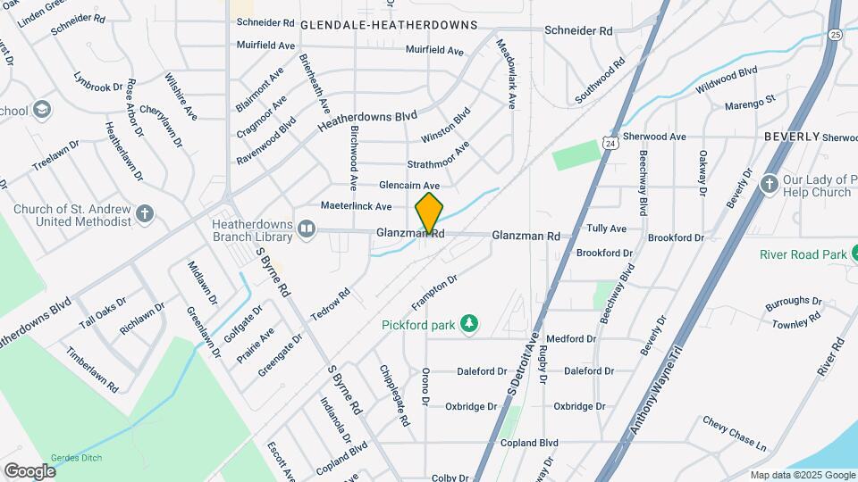 3025 Glanzman Rd Mapa y Detalles de la Ubicación
