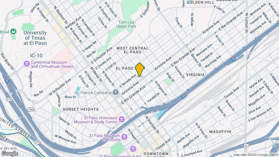 609 Arizona Ave Mapa y Detalles de la Ubicación