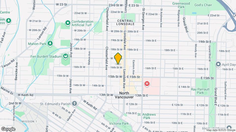 120 16th St W Map and Location Details