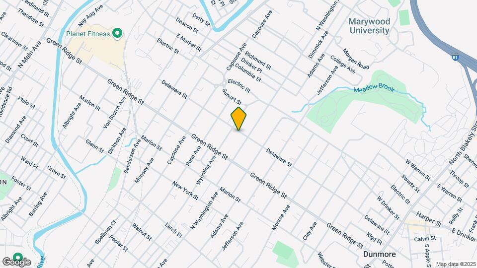 1112 Delaware St, Unit 1 Map and Location Details