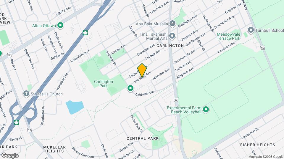 1482A Morisset Av Map and Location Details