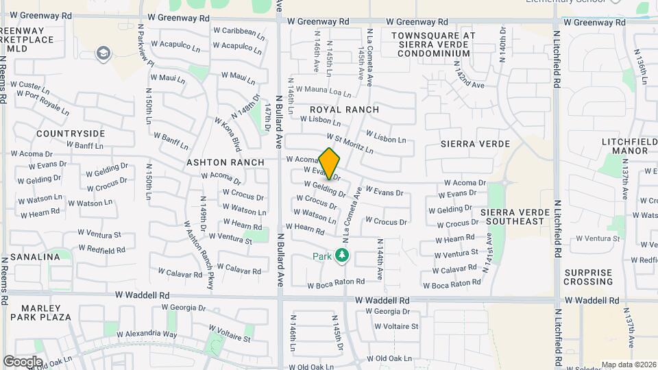 14576 W Gelding Dr Map and Location Details