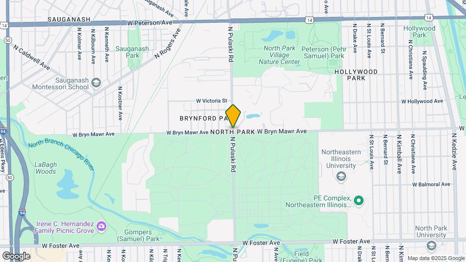 1554 N North Park Ave, Unit 1552-2A Map and Location Details