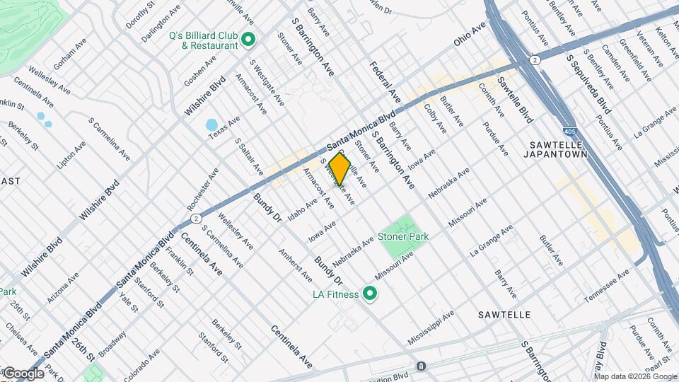 1609 S Westgate Ave Mapa y Detalles de la Ubicación