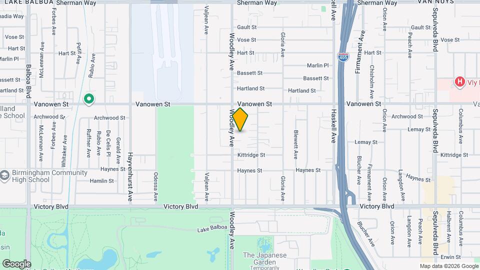 6650 Woodley Ave, Unit 209 Map and Location Details