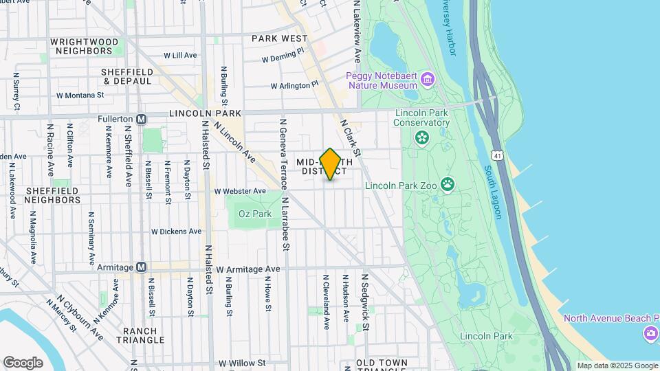 2201 N Cleveland Ave, Unit 405 Map and Location Details