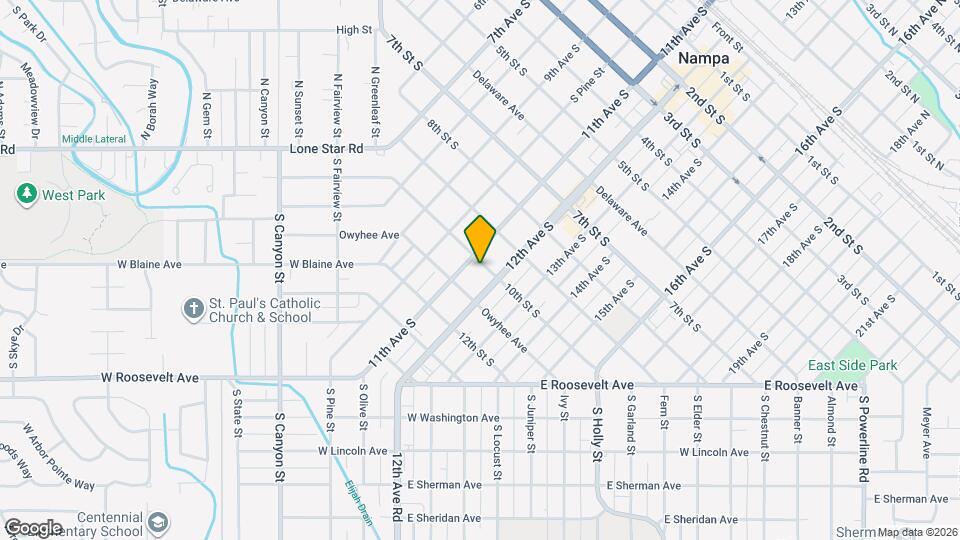 1111 10th St S Mapa y Detalles de la Ubicación
