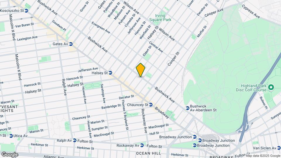 1334 Bushwick Ave, Unit 3F Map and Location Details