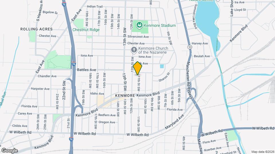 2118 11th St SW Map and Location Details