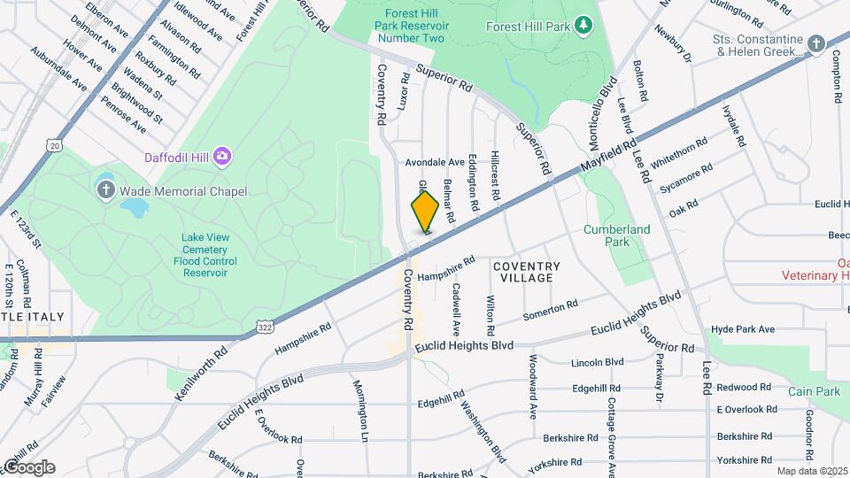 1722-1726 Glenmont Rd Map and Location Details