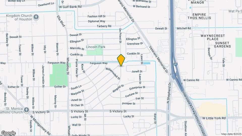 8412 De Priest St Map and Location Details
