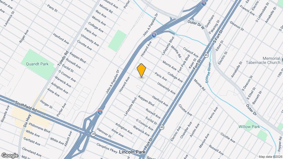 1524 Cicotte Ave Apartments and Nearby Lincoln Park Apartments For Rent