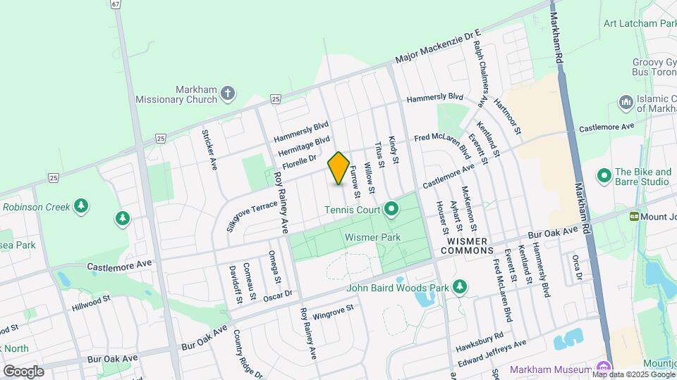 28 Greenspire Ave Map and Location Details