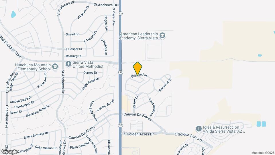 4246 Kings Canyon Way Map and Location Details
