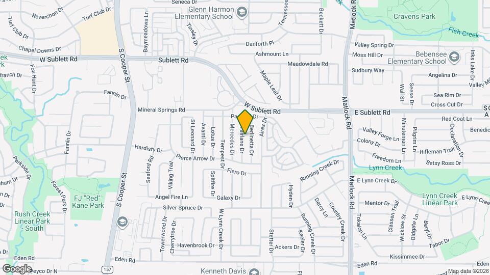 6301 Fairlane Dr Mapa y Detalles de la Ubicación