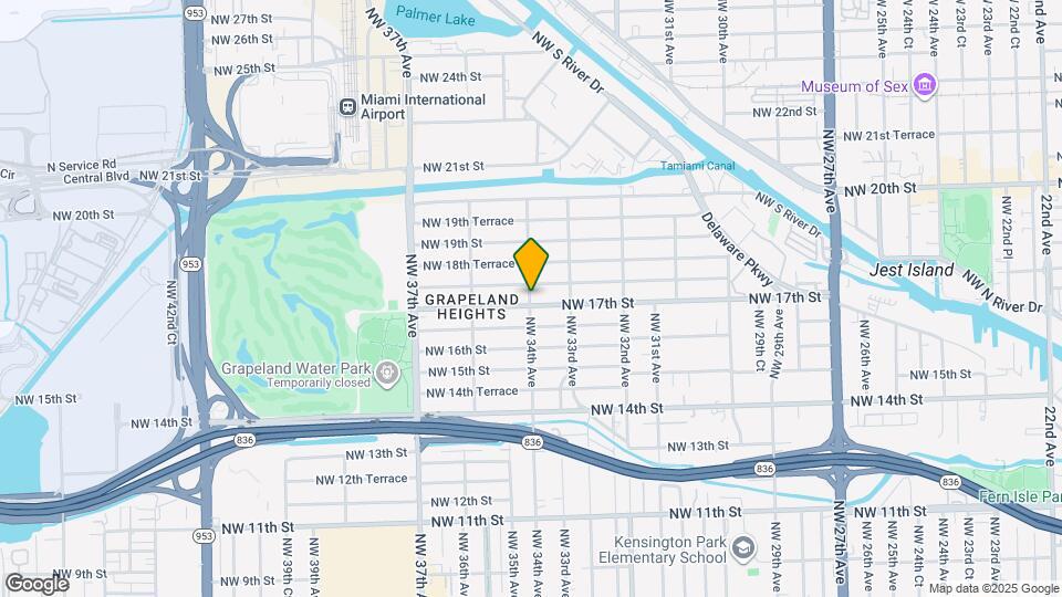 1703 NW 34th Ave Map and Location Details