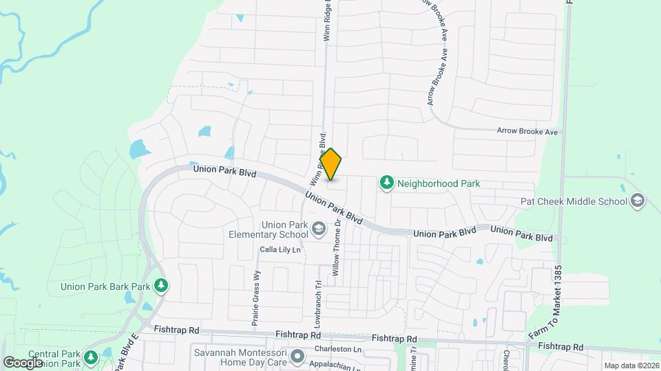 1201 Timber Grove Terrace Map and Location Details