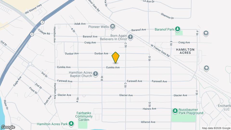 224 Eureka Ave Map and Location Details