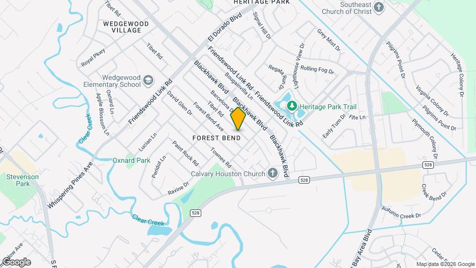 17002 Tibet Rd Map and Location Details