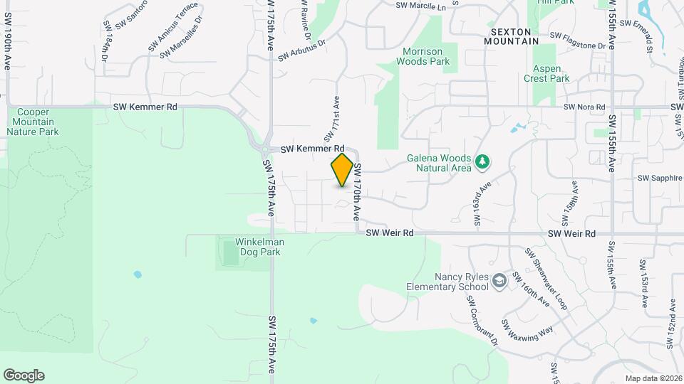 9756 SW 171st Ave Mapa y Detalles de la Ubicación